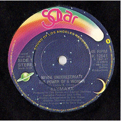 Klymaxx Never Underestimate The Power Of A Woman Vinyl 7" USED