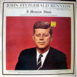John F. Kennedy A Memorial Album Vinyl LP USED