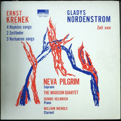 Ernst Krenek / Gladys Nordenstrom / Neva Pilgrim 4 Hopkins Songs / 2 Zeitlieder / 3 Verhaeren Songs / Zeit XXIV Vinyl LP USED