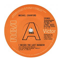 Michael Crawford I Missed The Last Rainbow / The Lady From L.A. Vinyl 7" USED