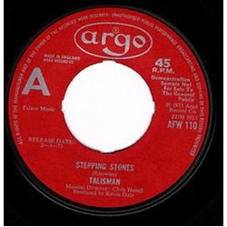 Talisman (12) Stepping Stones Vinyl 7" USED