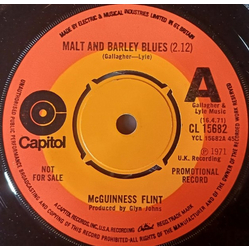 McGuinness Flint Malt And Barley Blues Vinyl 7" USED