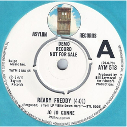 Jo Jo Gunne Ready Freddy Vinyl 7" USED