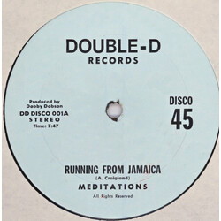 The Meditations / Dobby Dobson Running From Jamaica / Oh So Lonely Vinyl 12" USED