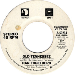 Dan Fogelberg Old Tennessee Vinyl 7" USED