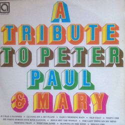 Unknown Artist A Tribute To Peter, Paul & Mary Vinyl LP USED