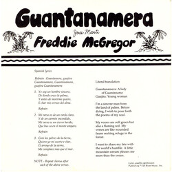 Freddie McGregor Guantanamera USED VINYL 7INCH 45 RPM SINGLE