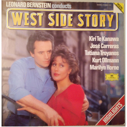 Leonard Bernstein / Kiri Te Kanawa / José Carreras / Tatiana Troyanos / Kurt Ollmann / Marilyn Horne West Side Story (Highlights) Vinyl LP USED