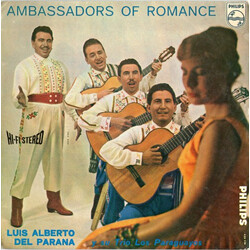 Luis Alberto del Parana y Los Paraguayos Ambassadors Of Romance Vinyl 7" USED