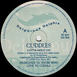 Cuddles Gotta Hold On Vinyl 12" USED
