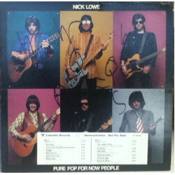 Nick Lowe Pure Pop For Now People Vinyl LP USED