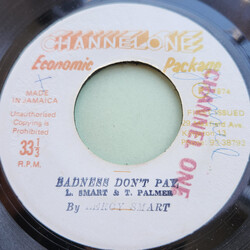 Leroy Smart Badness Don't Pay / Pride And Ambition Vinyl 7" USED