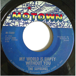 The Supremes My World Is Empty Without You Vinyl 7" USED