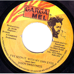Jason Sweetness I've Seen It With My Own Eyes Vinyl 7" USED