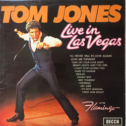 Tom Jones Live In Las Vegas Vinyl LP USED