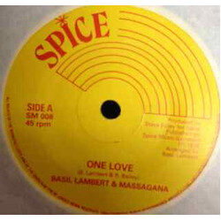 Basil Lambert / Massagana One Love / Joy & Happiness Vinyl 7" USED