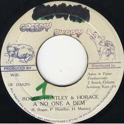 R. Roger / Prince Huntley / Horace Martin A No One A Dem Vinyl 7" USED