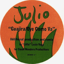 Julio Iglesias Guajira / Oye Como Va Vinyl 12" USED
