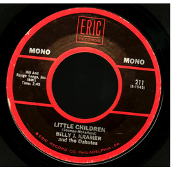 Billy J. Kramer & The Dakotas Little Children /  Bad To Me Vinyl 7" USED