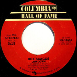 Boz Scaggs Lowdown / Lido Shuffle Vinyl 7" USED
