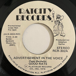 Good Rats Advertisement In The Voice Vinyl 7" USED