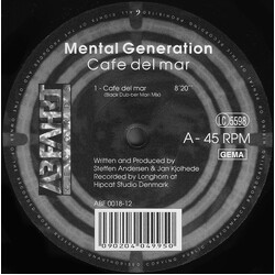 Mental Generation Cafe Del Mar Vinyl 12" USED