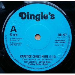 Tony Capstick / Carlton Main Frickley Colliery Band Capstick Comes Home / The Sheffield Grinder Vinyl 7" USED