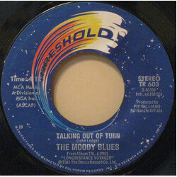The Moody Blues Talking Out Of Turn USED VINYL 7INCH 45 RPM SINGLE