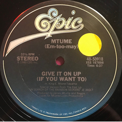Mtume Give It On Up (If You Want To) Vinyl 12" USED