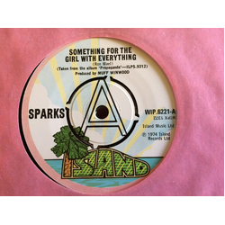 Sparks Something For The Girl With Everything Vinyl 7" USED