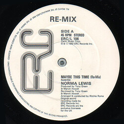 Norma Lewis Maybe This Time (Re-Mix) Vinyl 12" USED