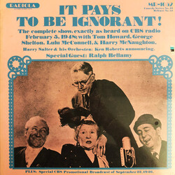 Tom Howard (5) It Pays To Be Ignorant Vinyl LP USED