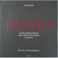 Arvo Pärt / The Hilliard Ensemble Passio Vinyl LP USED