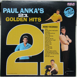 Paul Anka Paul Anka's 21 Golden Hits Vinyl LP USED