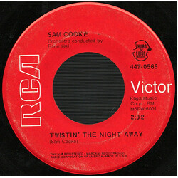 Sam Cooke Twistin' The Night Away / You Send Me Vinyl 7" USED