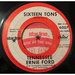 Tennessee Ernie Ford Sixteen Tons / Mule Train Vinyl 7" USED