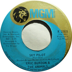 Eric Burdon & The Animals Sky Pilot Vinyl 7" USED