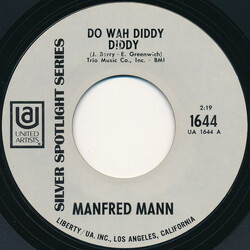 Manfred Mann Do Wah Diddy Diddy Vinyl 7" USED