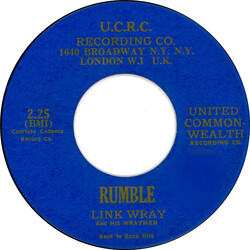 Buchanan & Goodman / Link Wray And His Ray Men Flying Saucer The Second / Rumble Vinyl 7" USED
