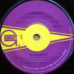 El DeBarge Someone Vinyl 7" USED