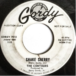 The Contours Shake Sherry Vinyl 7" USED