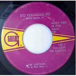 The Contours Do You Love Me / Move, Mr. Man Vinyl 7" USED