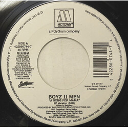Boyz II Men A Song For Mama Vinyl 7" USED