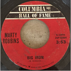Marty Robbins Big Iron Vinyl 7" USED