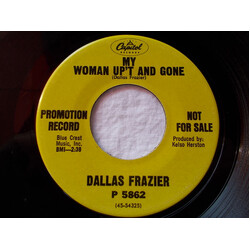 Dallas Frazier My Woman Up't And Gone / Clawhammer Clyde Vinyl 7" USED