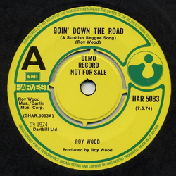 Roy Wood Goin' Down The Road Vinyl 7" USED
