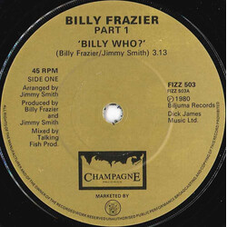 Billy Frazier Billy Who? Vinyl 7" USED