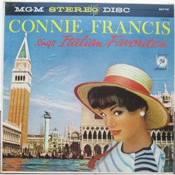 Connie Francis Sings Italian Favorites Vinyl LP USED