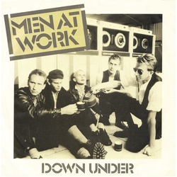 Men At Work Down Under Vinyl 7" USED