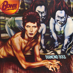 David Bowie Diamond Dogs Vinyl LP USED